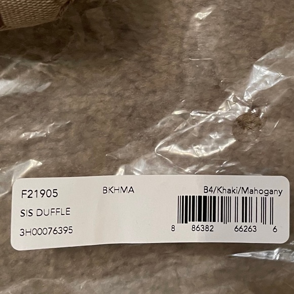 COACH (F21905) SIGNATURE STRIPE DUFFLE Brown/khaki - Picture 4 of 4